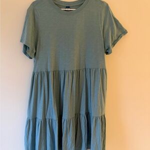 Old Navy Light Blue Tiered Dress
